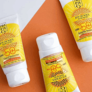 écran solaire teinté Joy of soul (beiges ) spf50+