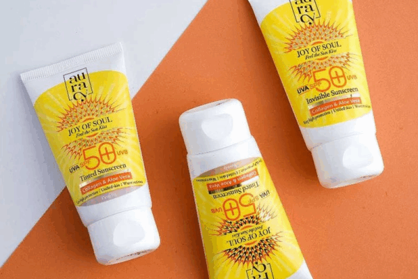 écran solaire teinté Joy of soul (beiges ) spf50+