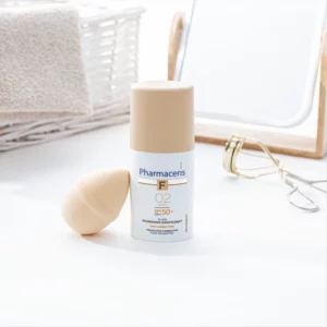 Pharmaceris  Fluid Foundation SPF 50+ – Teinte 02 Sand (30 ml)