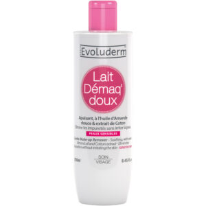 Evoluderm Lait Démaq’ Doux PEAUX SENSIBLES  250 ml