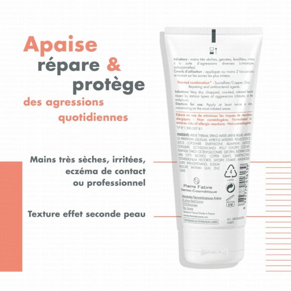 AVENE cicalfate créme mains réparatrice isolante 100ml – Image 2