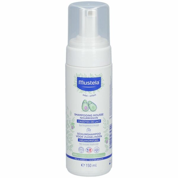 MUSTELA Shampooing Mousse Nourrissant croute de lait 150ml