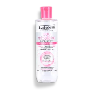 Eau Micellaire Démaquillante Evoluderm pour Peaux Sèches & Sensibles 250 ml