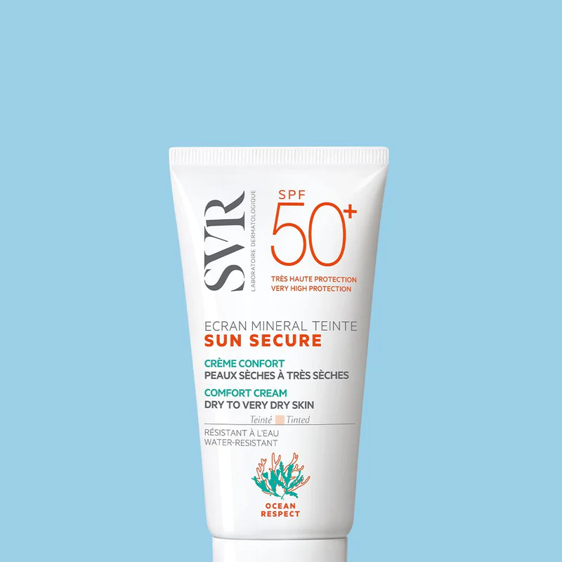 SVR Sun Secure Écran Minéral Teinté — Crème Confort SPF 50+