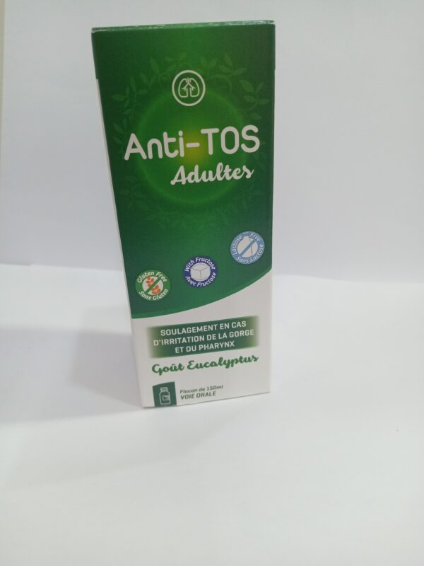 Anti‑Tos Adultes – Sirop arôme eucalyptus (150 mL)