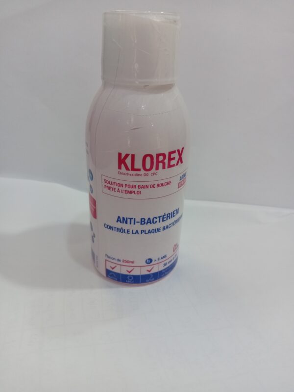 Stoderma Klorex bain de bouche anti‑bactérien 250 ml