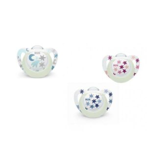 NUK Sucette star night 6-18m