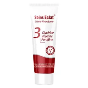 créme hydratante soins eclat glycérine vasline paraffine 75 ml