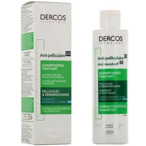 Vichy dercos anti-pelliculaire shampooing traitant cheveux normaux a gras 200ml
