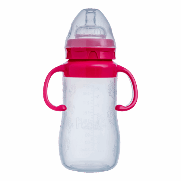 POCO Baby biberon silicone rose 270 ml