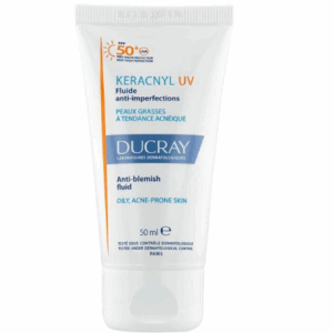 Ducray Keracnyl UV Fluide Anti-imperfections Peaux Grasses A Tendance Acneique 50ml