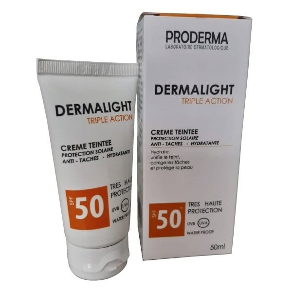 PRODERMA Dermalight triple action Crème teintée SPF 50