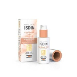 ISDIN écran solaire Age Repair color fusion water SPF 50+ 50 ml