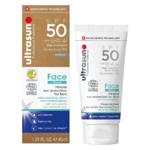 Ultrasun Face Ecran Solaire Minéral Sunscreen SPF50 40ml