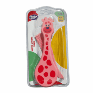 brosse et peigne Baby Pur  girafe girl