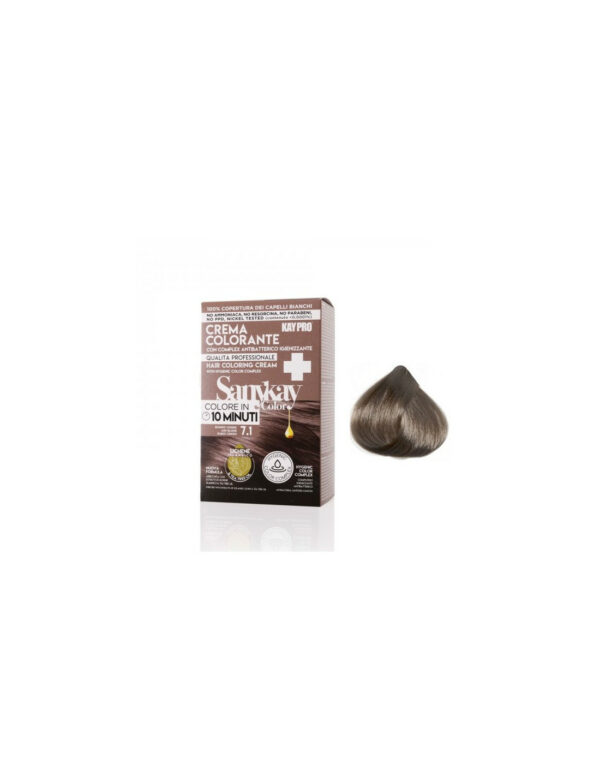 SanyKay Crème colorante express Blond cendré 7.1 60 ml
