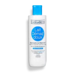 Evoluderm Lait Démaq’ Doux Hydratant à la vitamine E