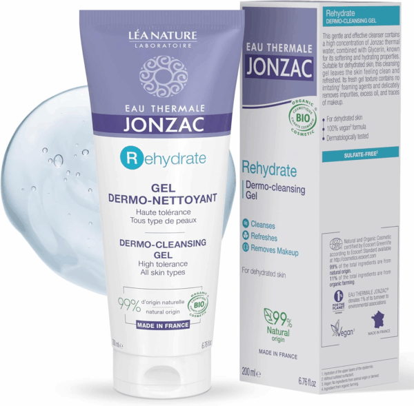 Jonzac rehydrate Gel Dermo Nettoyant Visage 200 ml