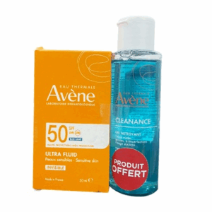 AVENE DUO Ultra Fluide Invisible SPF50+ 50ml + Cleanance gel 100ml offert