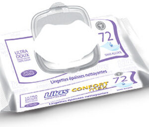 lingettes bébé lilas confort max 72