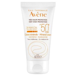 Crème Minérale SPF 50+ Avène pour peaux intolérantes 50 ml