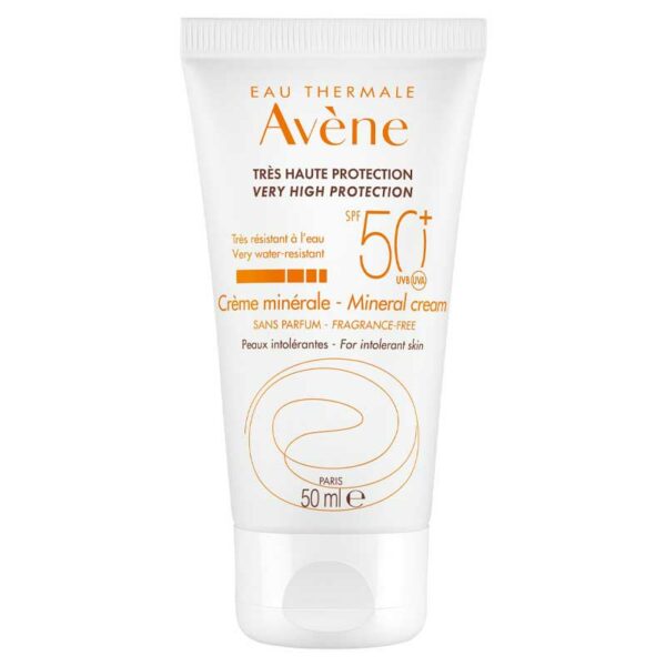 Crème Minérale SPF 50+ Avène pour peaux intolérantes 50 ml