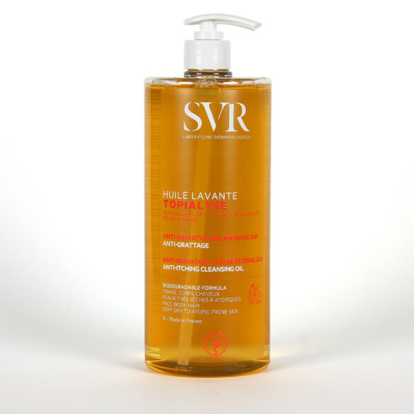 SVR  TOPIALYSE  huile lavante 1L (Emballages défectueux)