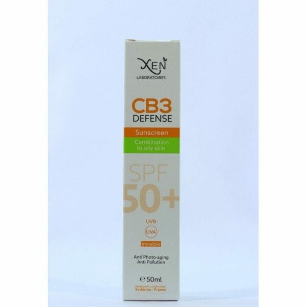 XEN CB3 DEFENCE ECRAN SOLAIRE peaux mixtes à grasses 50ml