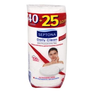Septona Daily Clean – Cotton Pads Ovale 40 + 25 %