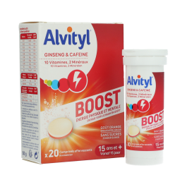 Alvityl Ginseng & Caféine – 20 comprimés