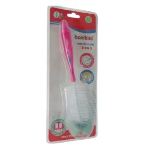 Goupillon 2 en 1 Bambini 0 m+ : Nettoie biberons et tétines