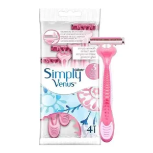 Simply Venus Gillette 3 lames - Pack 4 + 1 gratuit