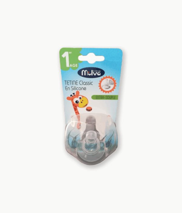 tétine Milva 1er âge classique en silicone