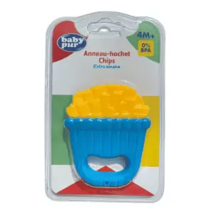 Baby Pur – Anneau‑Hochet Chips Extra Souple (4 mois+)