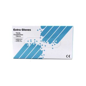 gants d'examen en nitrile (boîte de 100 pièces, taille Large),