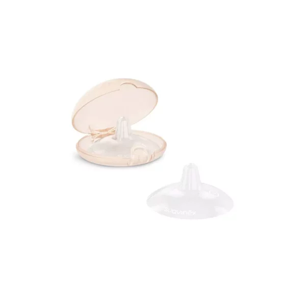 Baby Pur – Bouts de sein silicone x2 + boîte de rangement